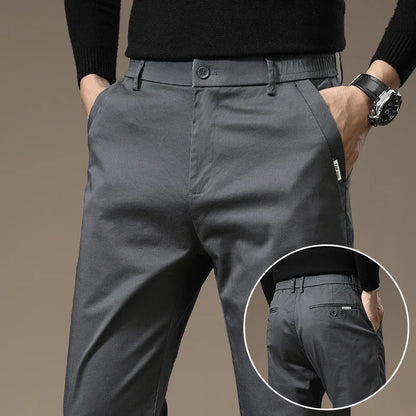 Pure Cotton Slim Fit Byxor